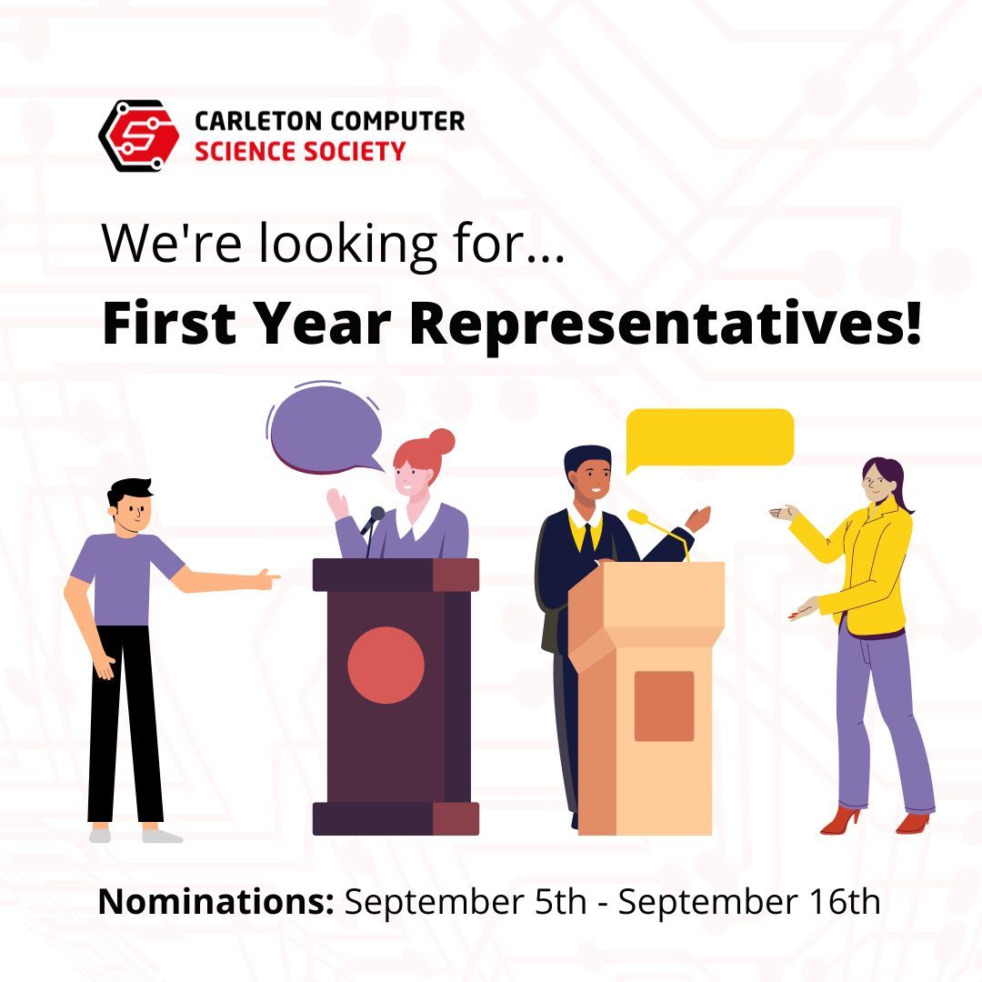 First Year Representative Nominations