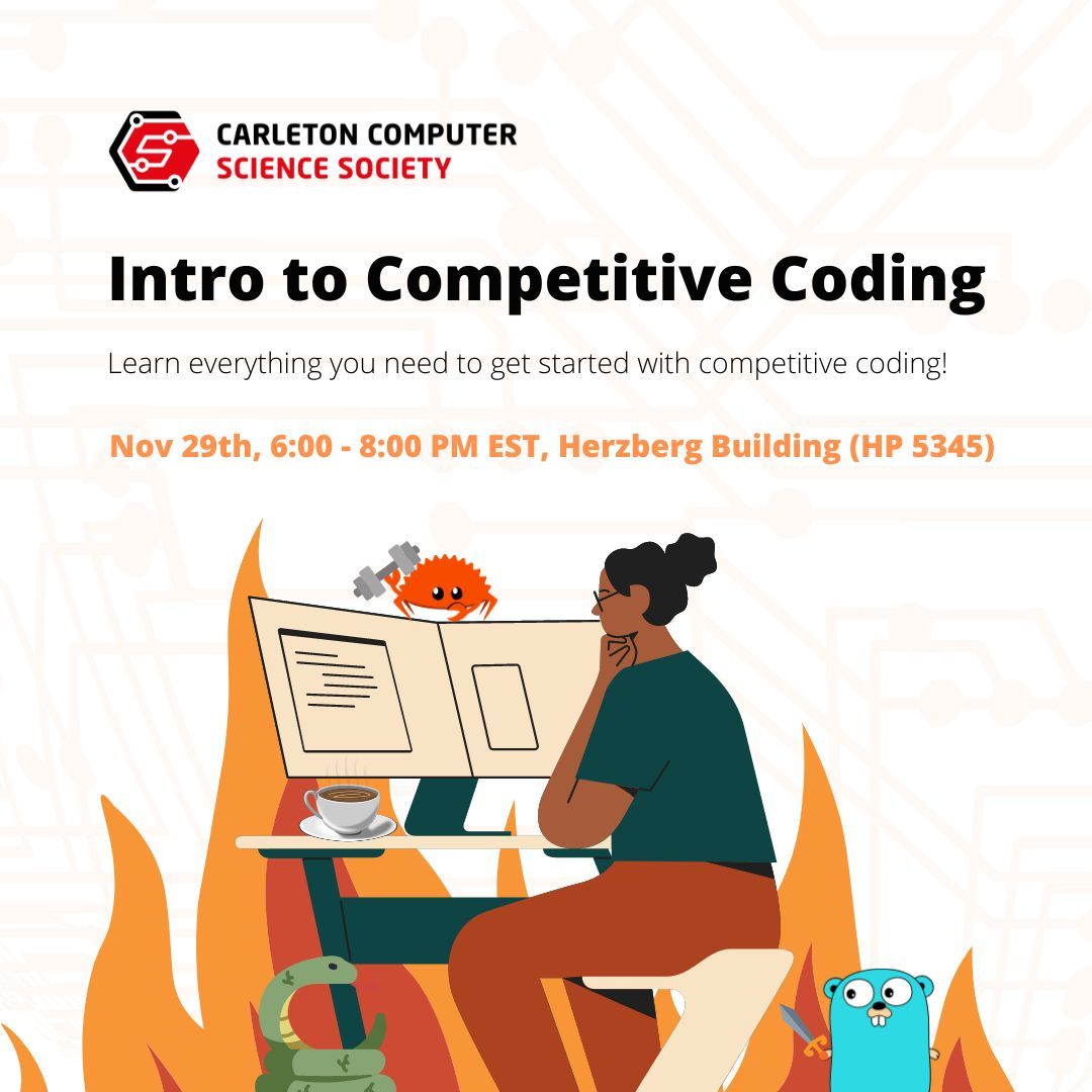 Carleton Computer Science Society Intro to Competitive Coding