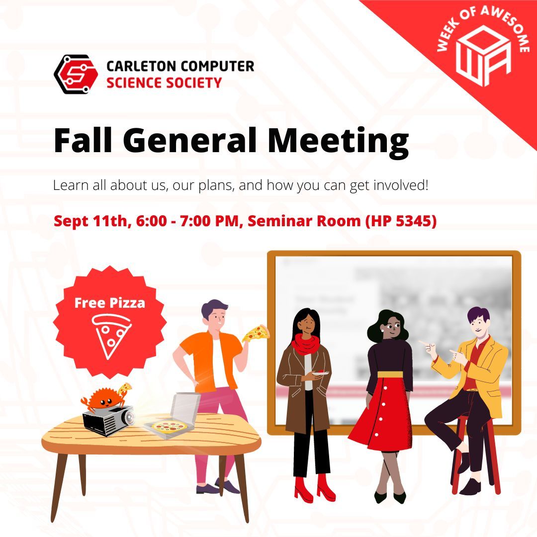 Carleton Computer Science Society Fall General Meeting