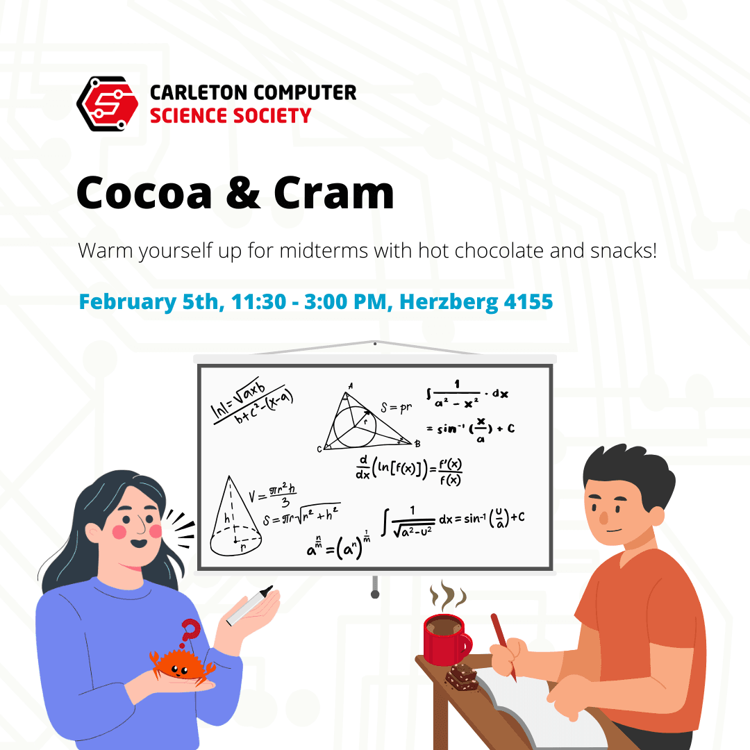 Carleton Computer Science Society | Cocoa & Cram
