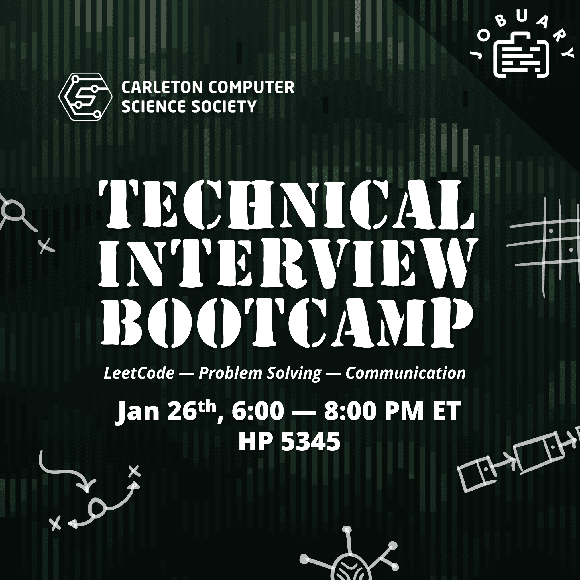 Carleton Computer Science Society | Technical Interview Bootcamp